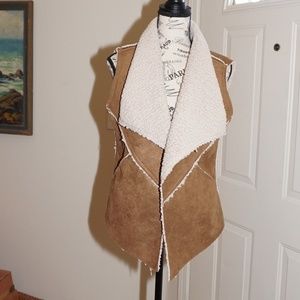 Sanctuary Faux Sheepskin Vest